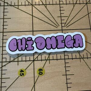 💜13/$13 +Bundle Sticker Sale | Chi Omega Waterproof Sticker
